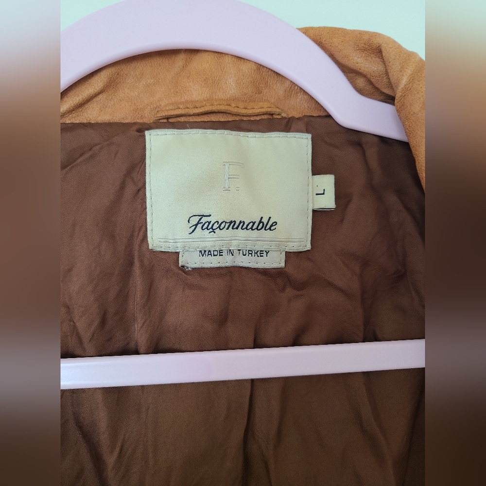 Facconable Leather Jacket - image 3